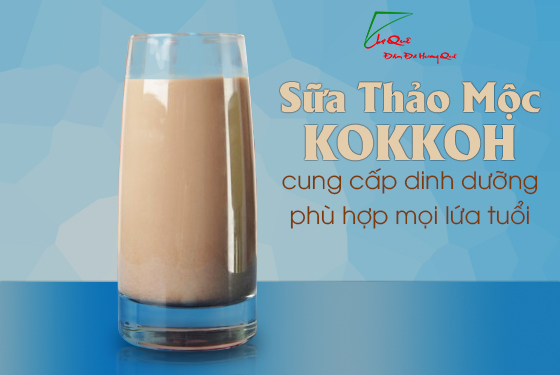 tăng cân nhờ sữa thảo mộc